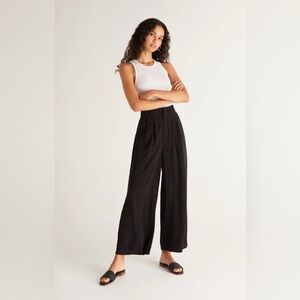 Z Supply ‘Farah’ Wide-Leg Pants - Black - Size M